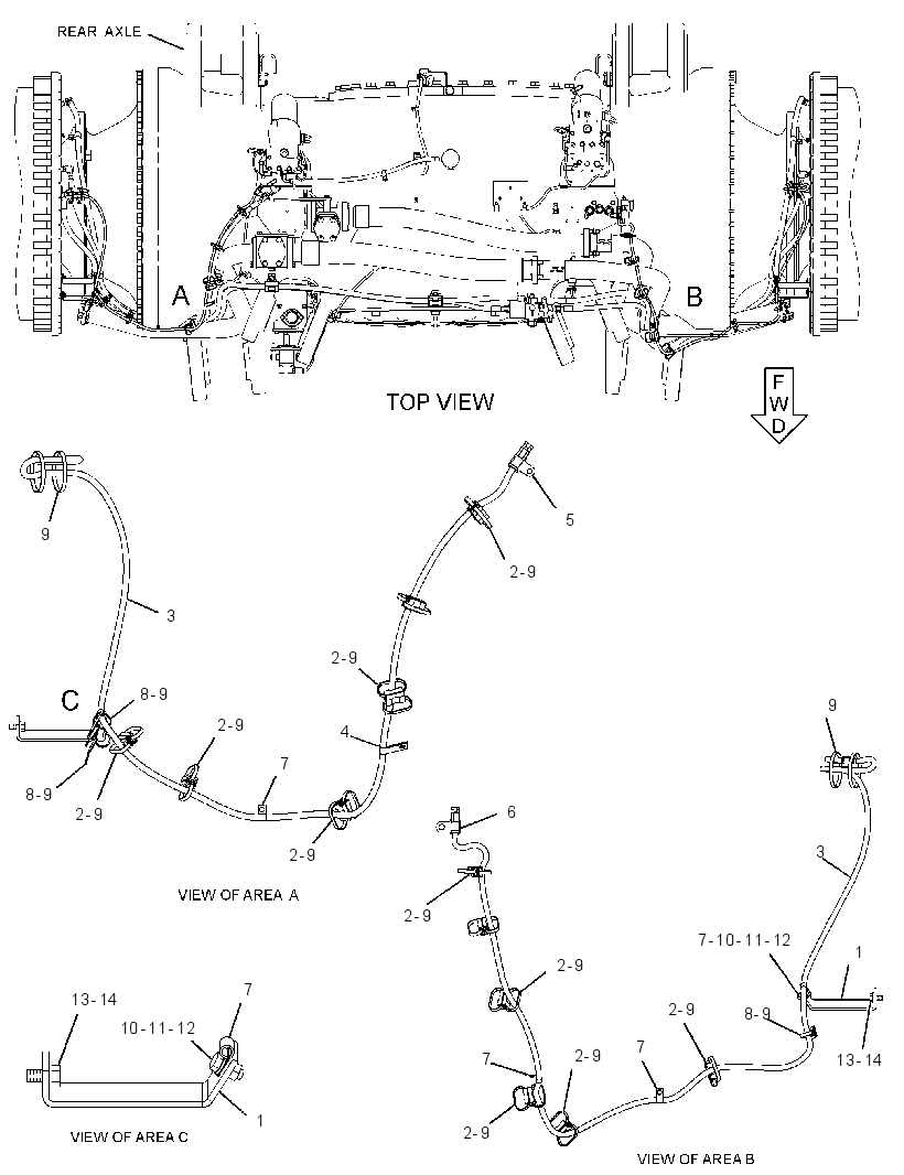 WIRING GP-INTEGRATED BRAKE 3243351 CAT