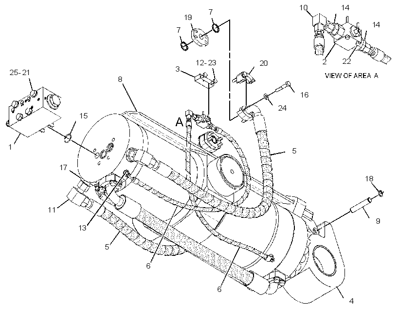CYLINDER & VALVE GP 3413990 CAT