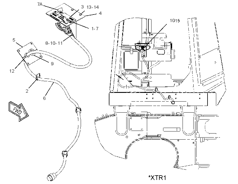 WIRING GP-TRANSMISSION 1897829 CAT