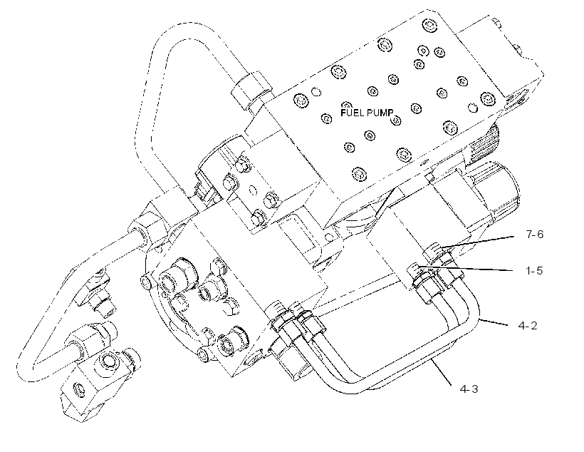 LINES GP-FUEL PUMP 2968506 CAT