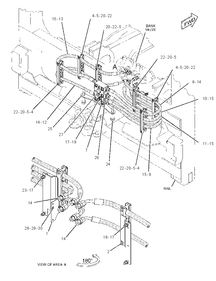 LINES GP-BACKHOE 2973104 CAT