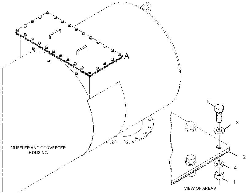 COVER GP-EXHAUST 3360640 CAT