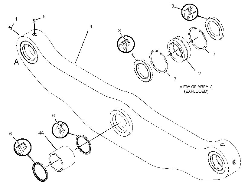 Балансир 3462873 CAT