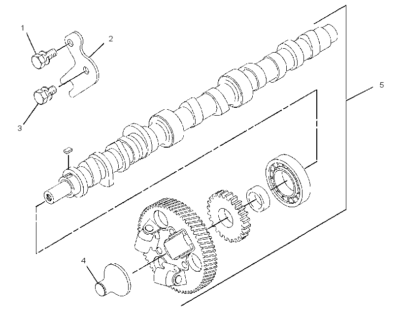Распределительный вал 3135826 CAT