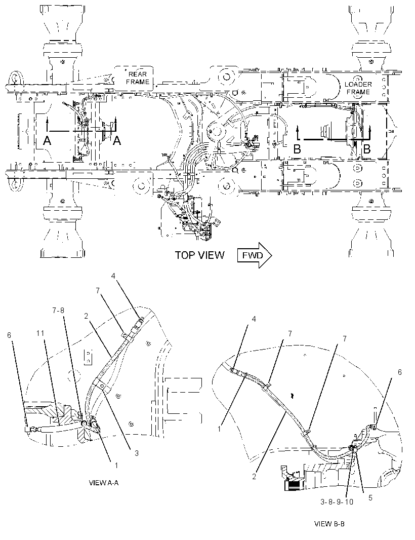 LINES GP-AXLE VENT 3420402 CAT