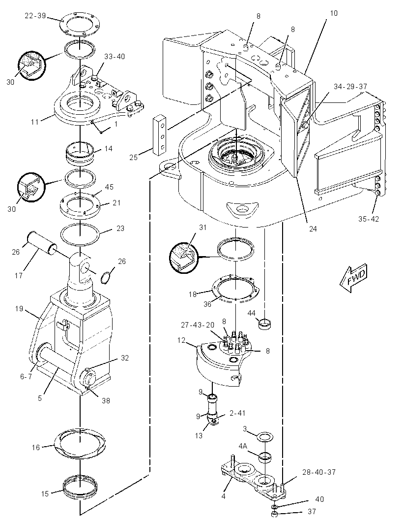 FRAME GP-GRAPPLE 2837652 CAT