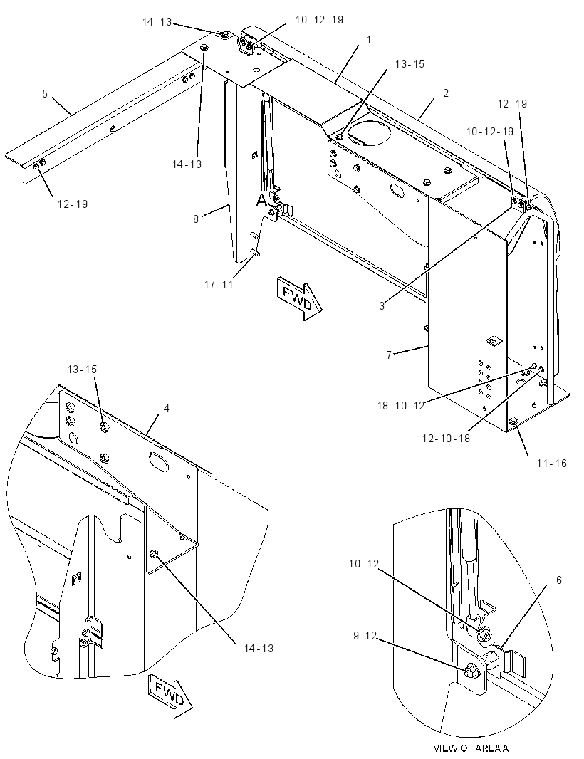 ENCLOSURE GP-FUEL TANK 2596801 CAT