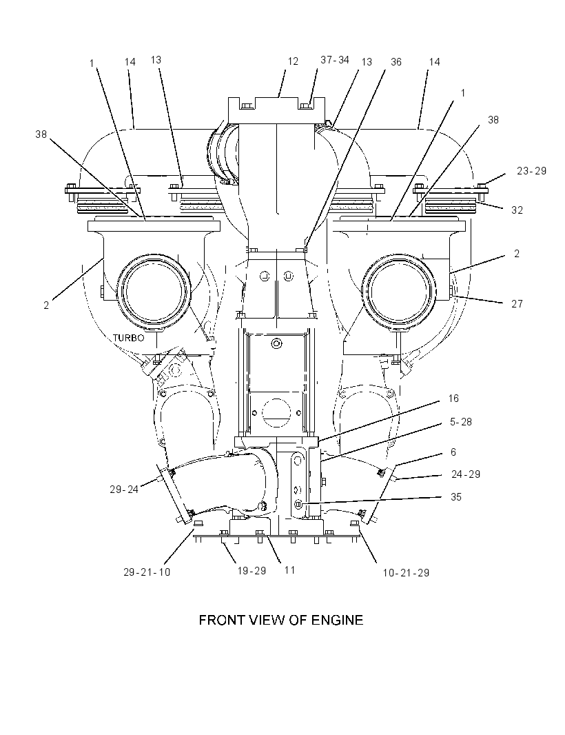 Трубопроводы воздушные 10R9938 CAT