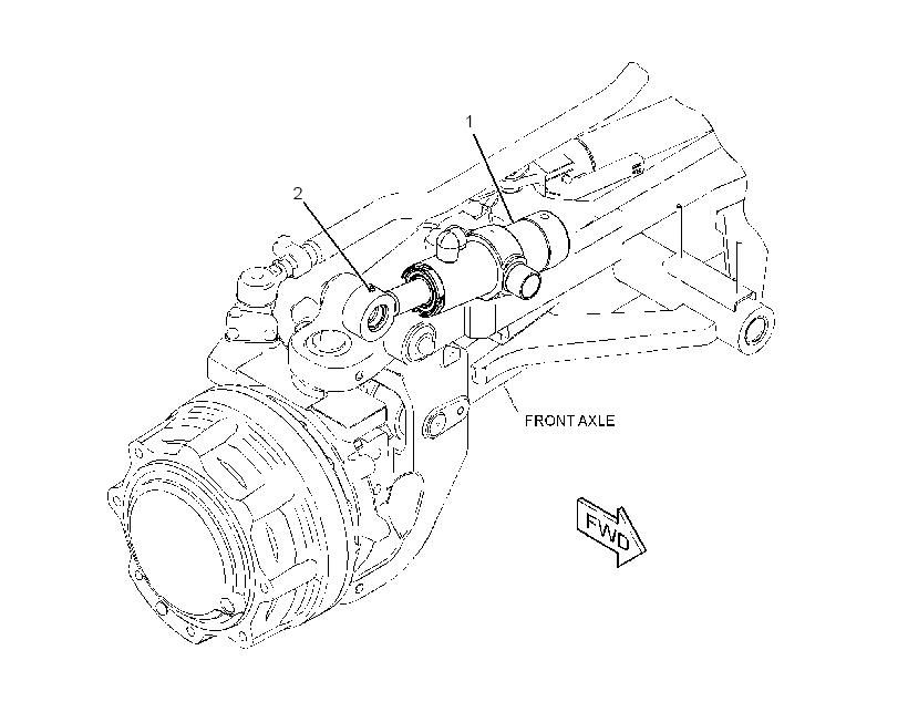 CYLINDER & MTG GP-WHEEL LEAN 3427844 CAT