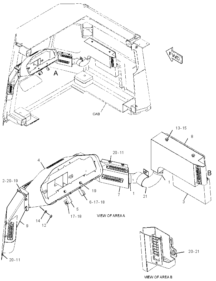 DUCT & FILTER GP-CAB AIR 3321921 CAT