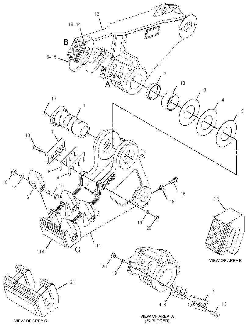 JAW GP-CRUSHER 3236082 CAT