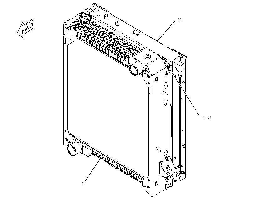 Радиатор 3241501 CAT