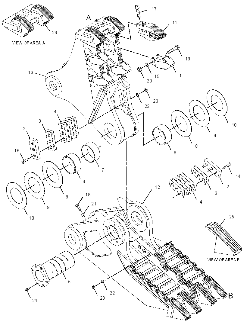JAW GP-PULVERIZER 3250811 CAT