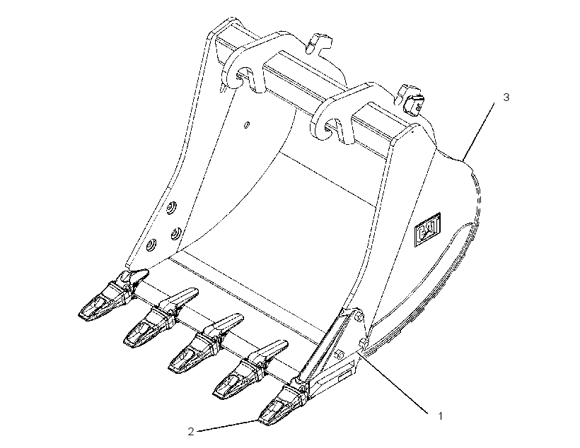BUCKET AR-EXTREME EXCAVATION 3324608 CAT