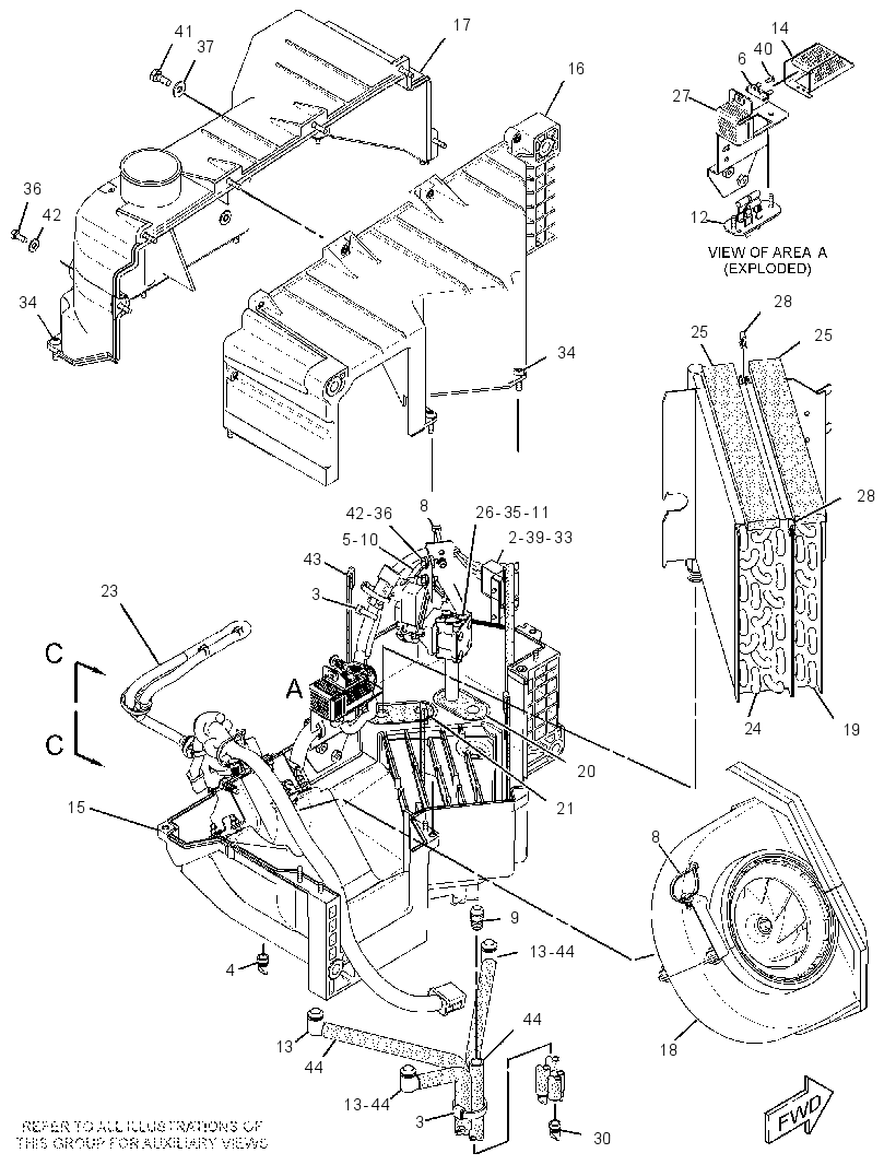 HEATER & AIR CONDITIONER GP 2982660 CAT