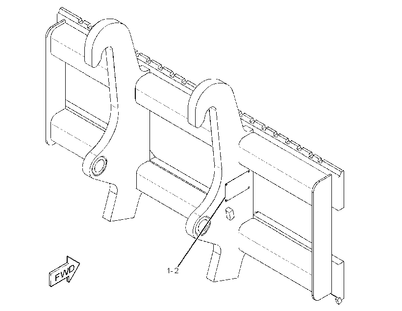 CARRIAGE AS-FORK 1322443 CAT