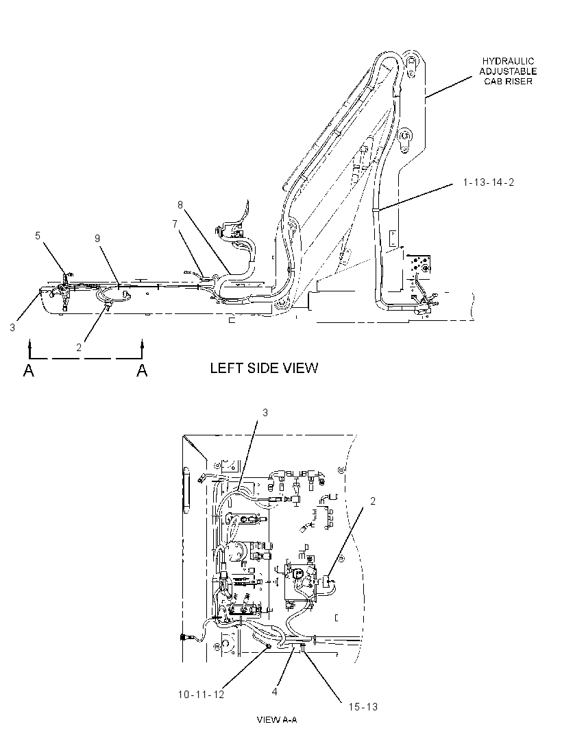 WIRING GP-CAB RISER 2896412 CAT