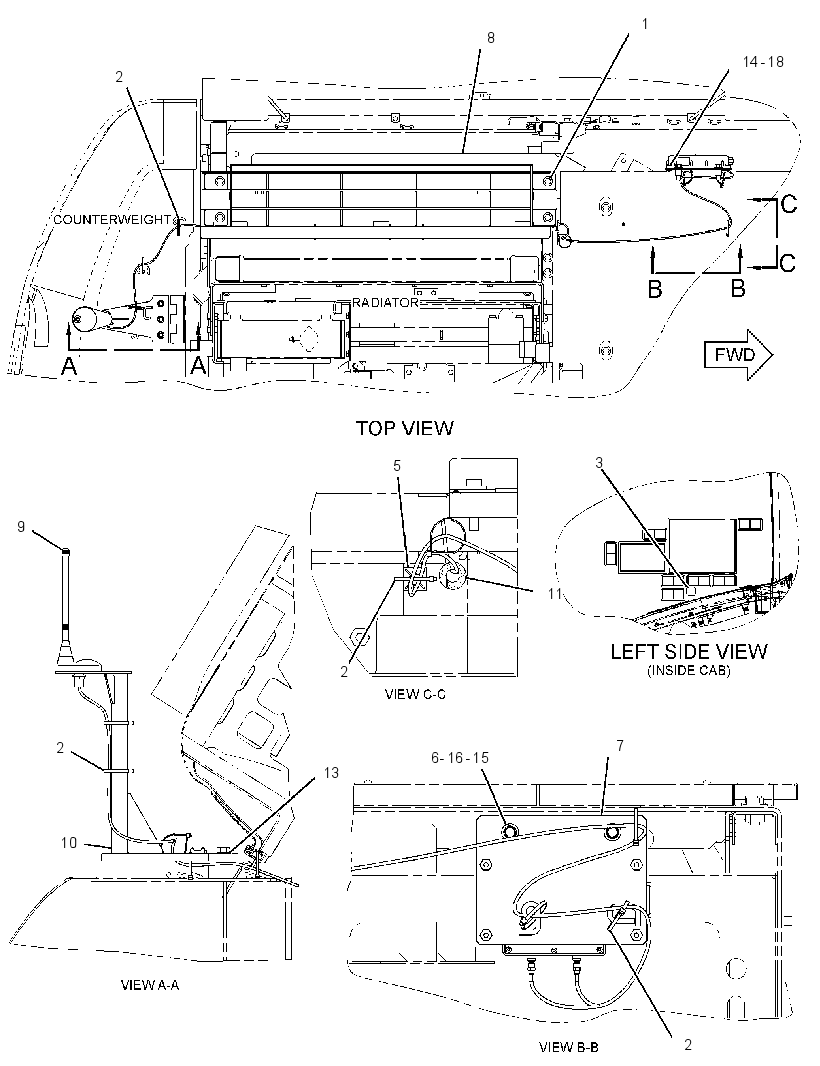Установка связи 3203561 CAT