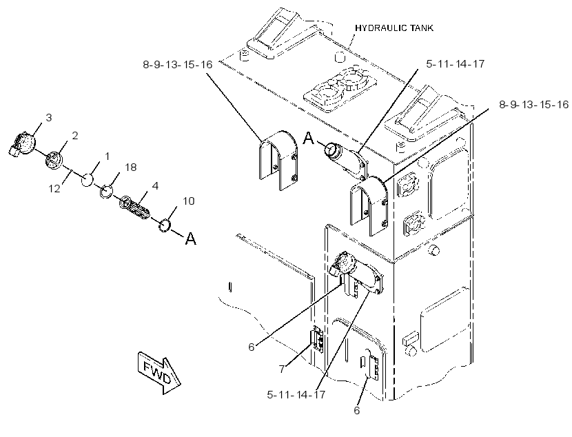GUARD GP-HYDRAULIC TANK 2845882 CAT