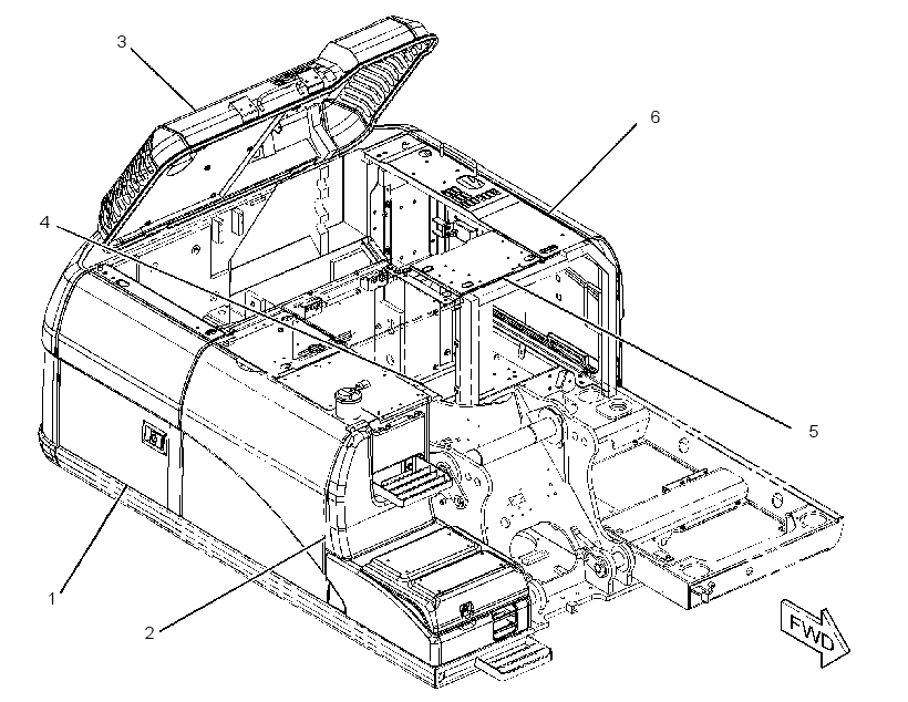 Капот 3371094 CAT