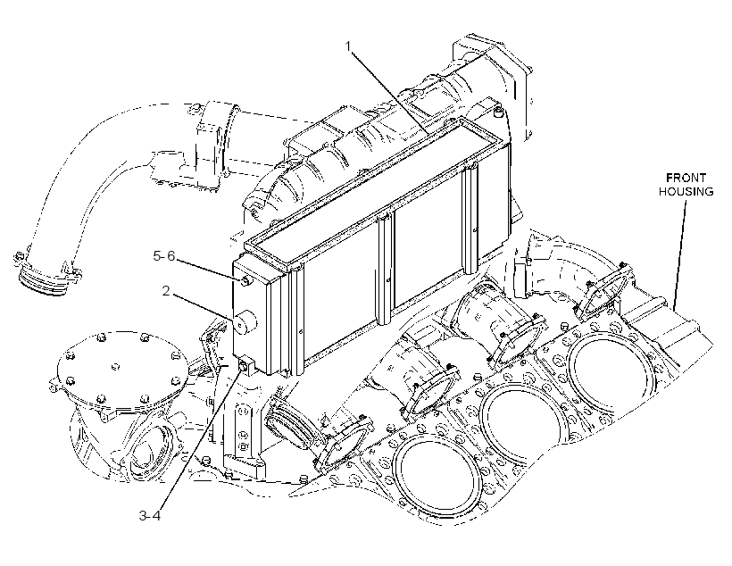 AFTERCOOLER GP-TREATED WATER 3332236 CAT