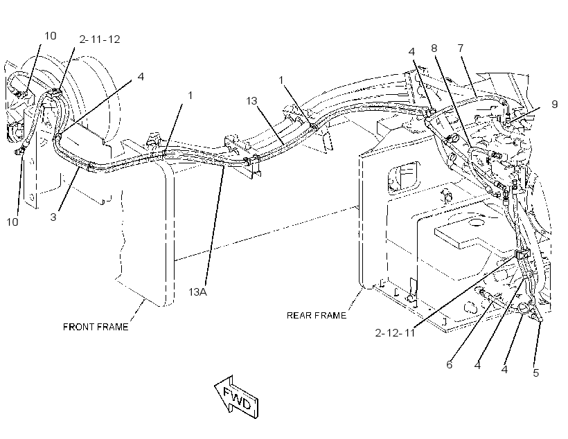 LINES GP-BRAKE & SHIFT 2685695 CAT