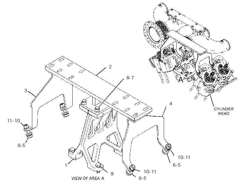 SUPPORT GP-EXHAUST 2888781 CAT