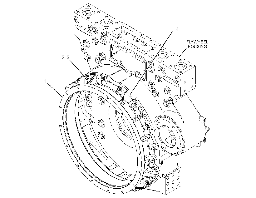 ADAPTER GP-FLYWHEEL HOUSING 2924834 CAT