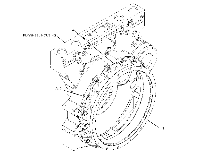 ADAPTER GP-FLYWHEEL HOUSING 2507055 CAT