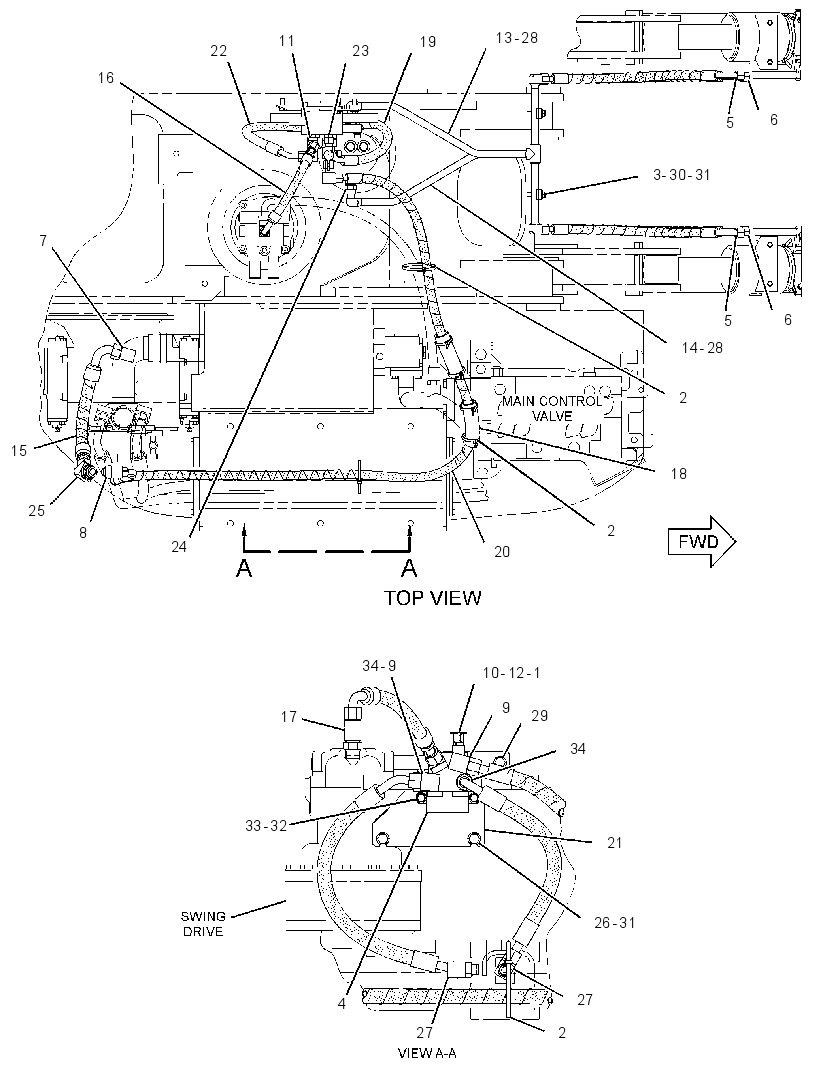 LINES GP-BLADE CYLINDER 2827236 CAT