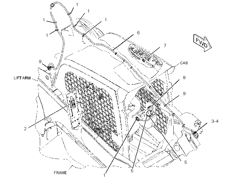KIT-WORK TOOL WIRING 2584127 CAT
