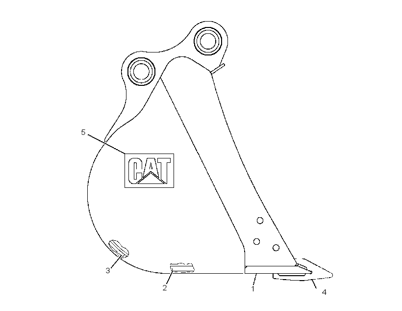 Ковш в сборе 2078930 CAT