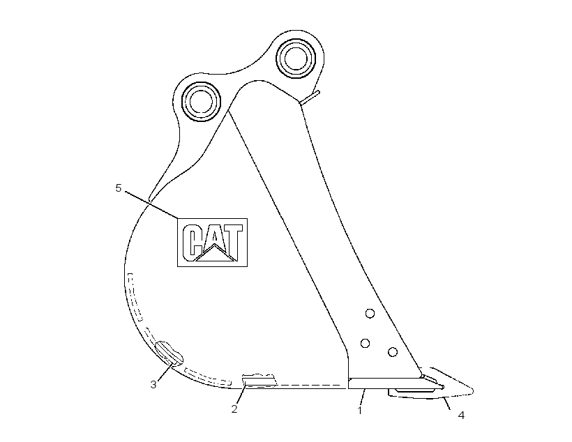 Ковш в сборе 2078927 CAT