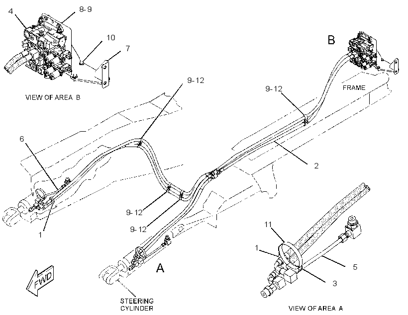LINES GP-BLADE CYLINDER 3333937 CAT