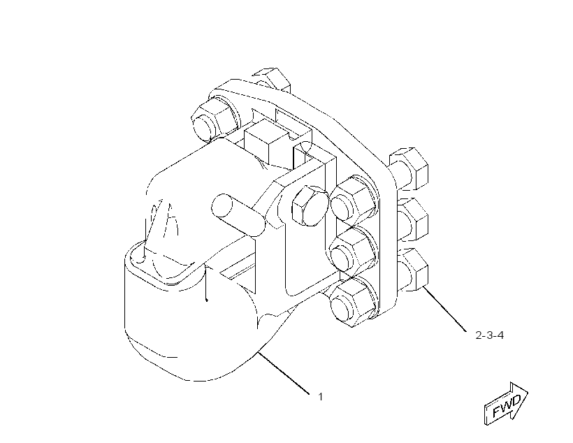 HITCH GP-TOWING 3333825 CAT