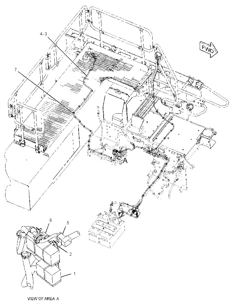 WIRING GP-LADDER 2704933 CAT