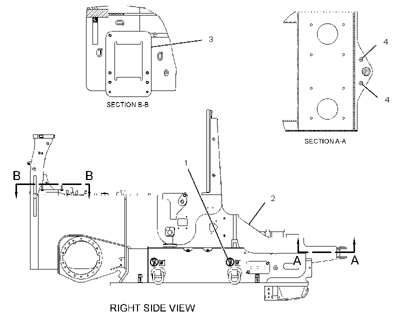 FRAME GP-MAIN 3256504 CAT