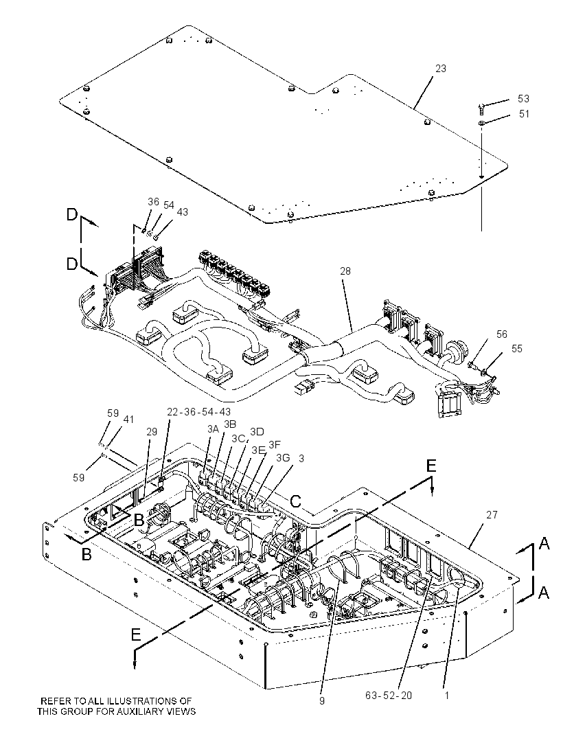 WIRING GP-ELECTRONICS BAY 3079913 CAT