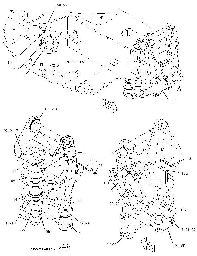 FRAME GP-SWING 2969531 CAT