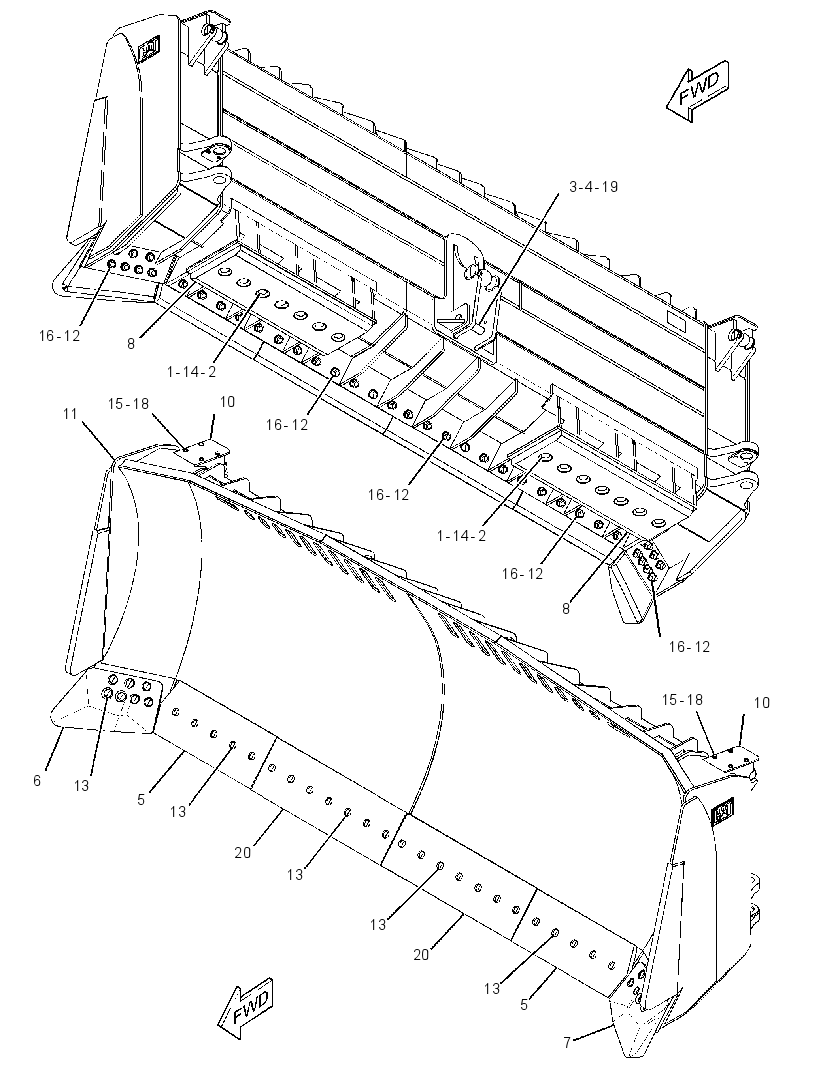 BLADE GP-SEMI-UNIVERSAL 2538688 CAT