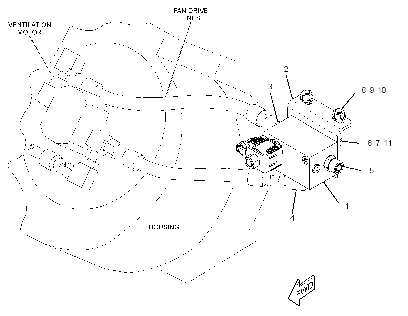 VALVE & MTG GP-FLOW CONTROL 3326607 CAT