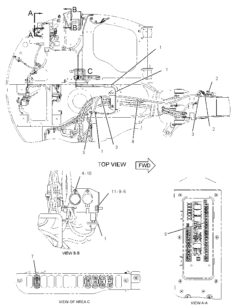 WIRING GP-OVERLOAD WARNING 3506092 CAT