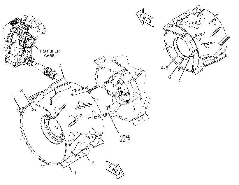 WHEEL AS-COMPACTOR 3471984 CAT