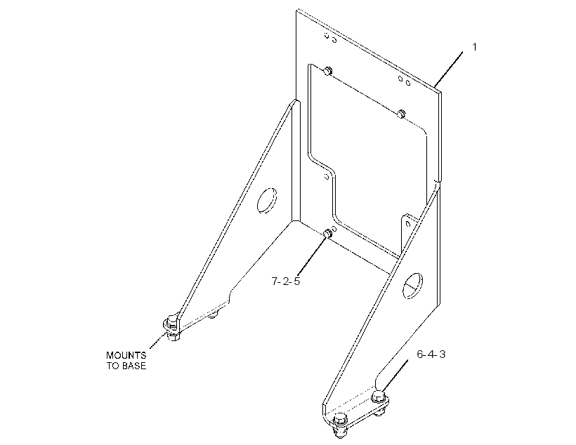 MOUNTING GP-BATTERY CHARGER 3484102 CAT