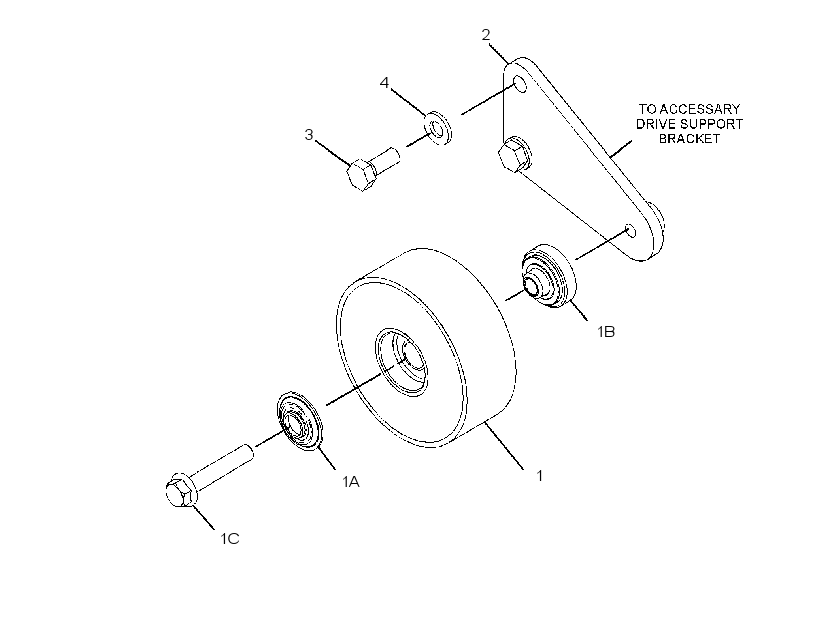 MOUNTING GP-IDLER 3353528 CAT