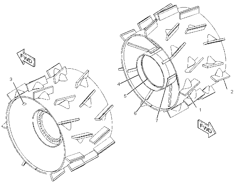 WHEEL AS-COMPACTOR 3471983 CAT