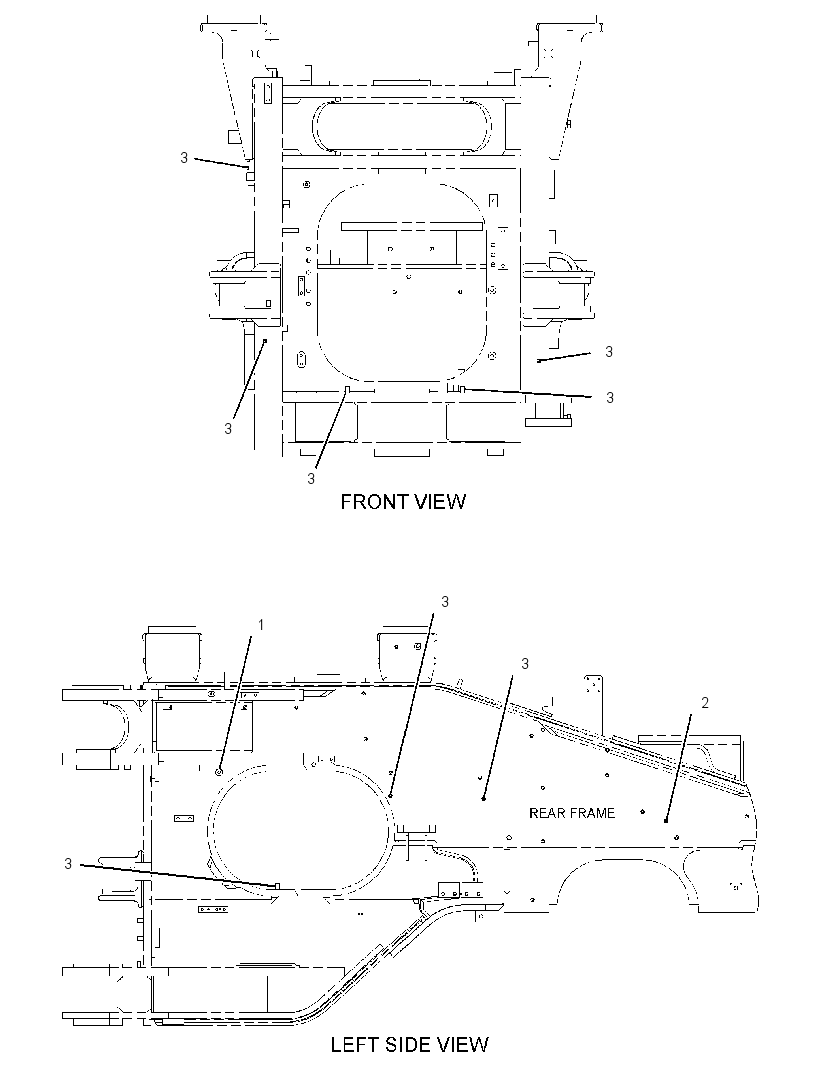 HARDWARE GP-REAR FRAME 3494508 CAT