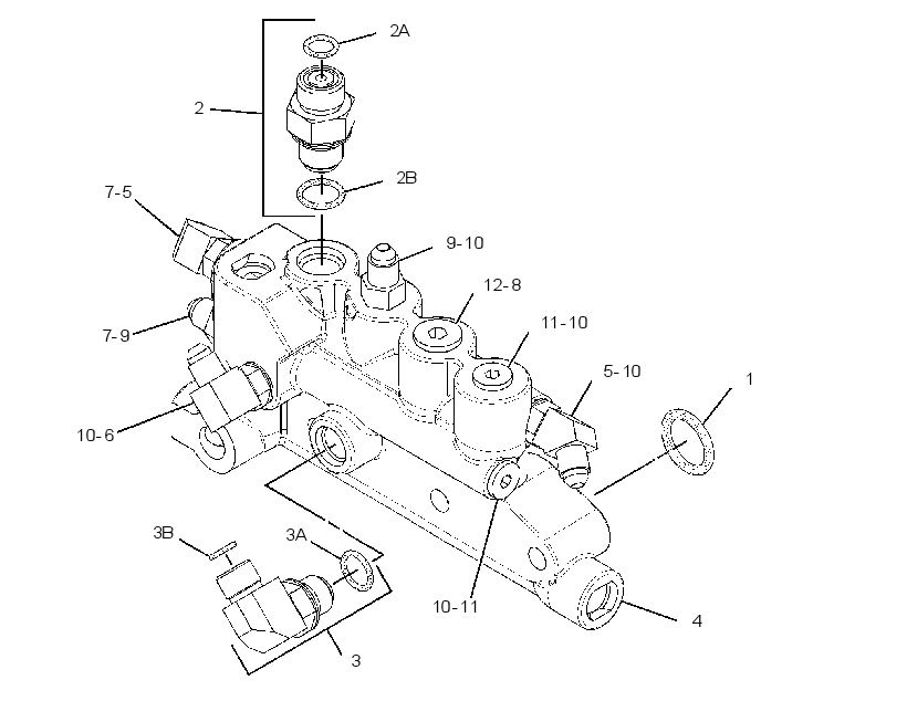 MANIFOLD GP-EXHAUST COMBUSTION 3172778 CAT