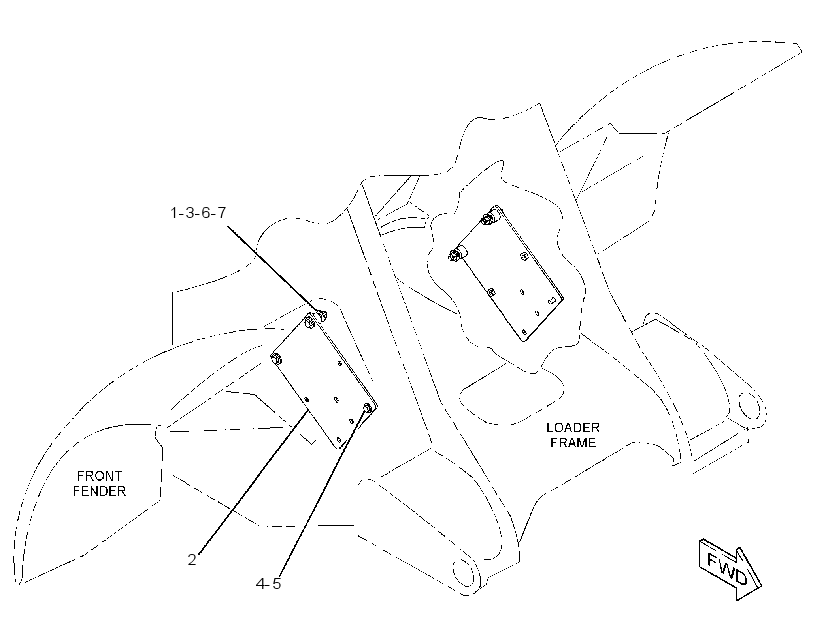 PLATE GP-MOUNTING 3379383 CAT