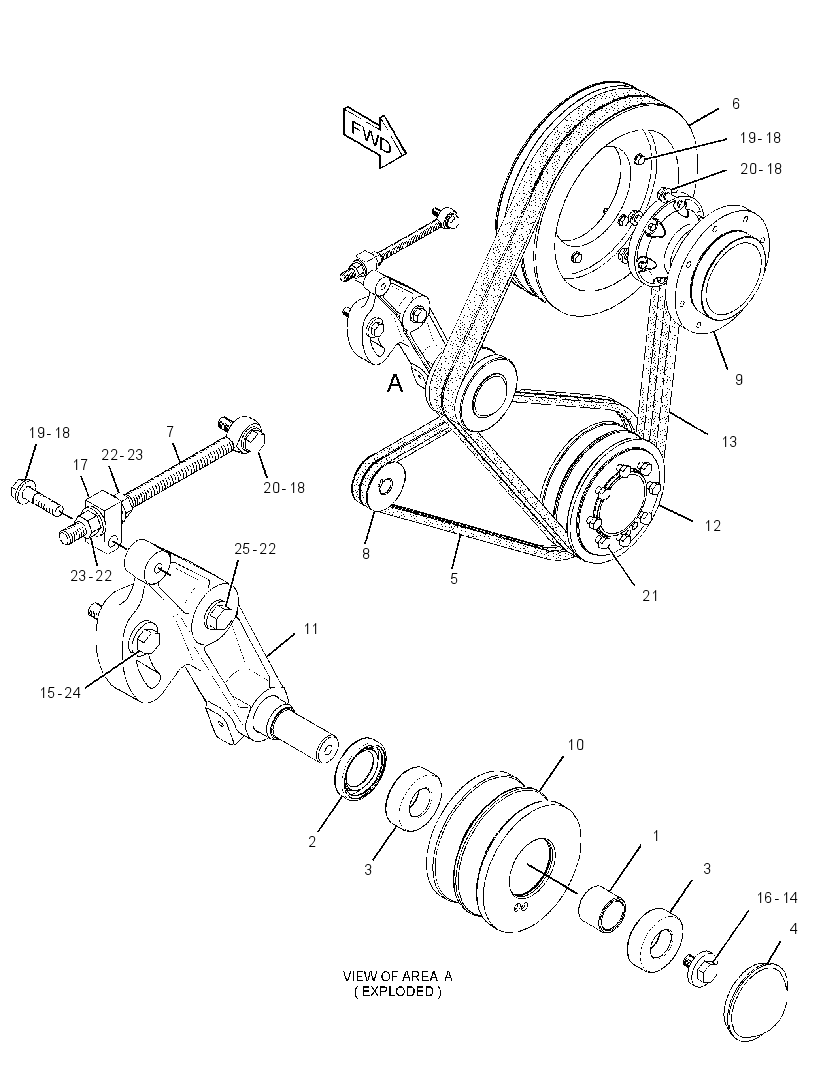 PULLEY GROUP 1688383 CAT